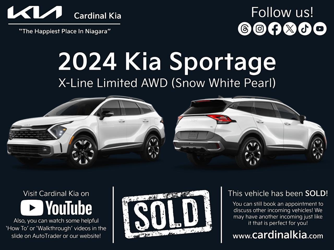 New 2024 Kia Sportage X-line Limited for sale in Niagara Falls, ON