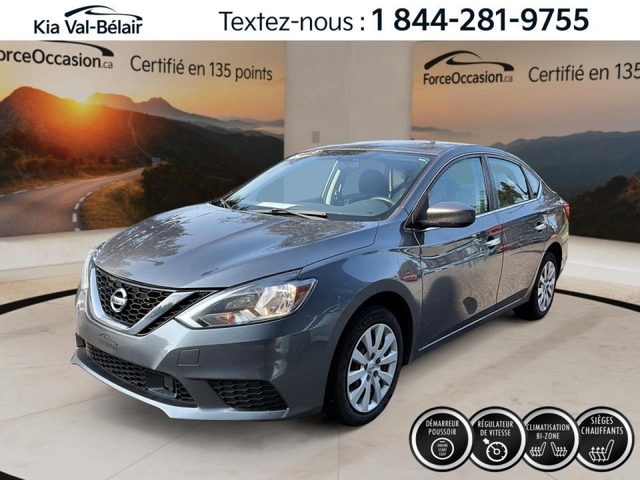 Used 2019 Nissan Sentra SV A/C*B-ZONE*SIÈGES CHAUFFANTS*CRUISE* for sale in Québec, QC