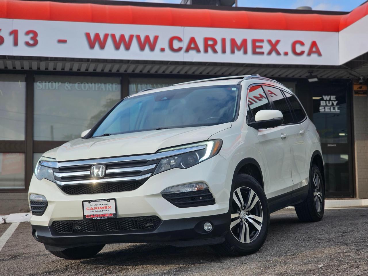 Used 2016 Honda Pilot EX-L RES 8 Passenger | DVD | Leather | Sunroof | Apple Car Play & Android Auto for sale in Waterloo, ON