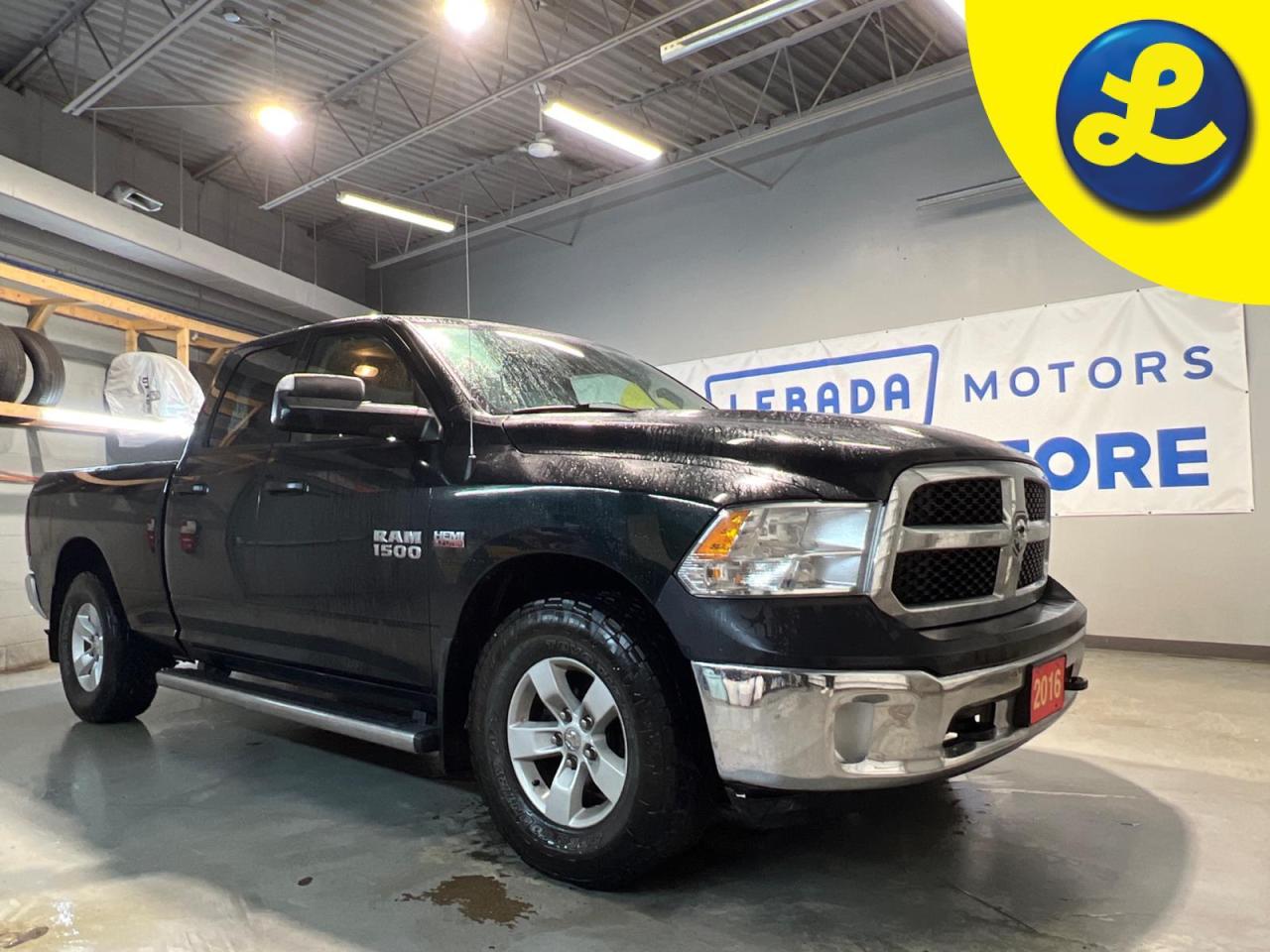 Used 2016 RAM 1500 SXT 4X4 QUAD CAB HEMI * 6 Passenger * Side Steps * Rear Cargo Light * Alloy Rims * All Terrain Tires * Cruise Control * Steering Wheel Controls * Hand for sale in Cambridge, ON
