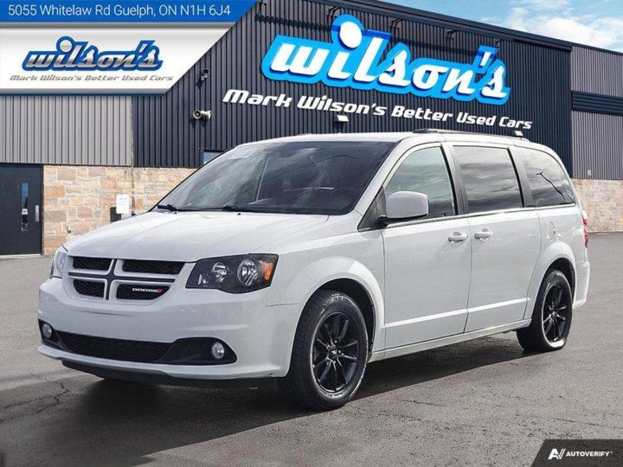 *This Dodge Grand Caravan Comes Equipped with These Options*Dealer Certified Pre-Owned. This Dodge Grand Caravan delivers a 3.6 L engine powering this Automatic transmission. Reverse Camera, Remote Start, Navigation System, Leather, Heated Steering Wheel, DVD Player, Air Conditioning, Bluetooth, Heated Seats, Tilt Steering Wheel, Steering Radio Controls, Power Windows, Power Locks.*Visit Us Today *Come in for a quick visit at Mark Wilsons Better Used Cars, 5055 Whitelaw Road, Guelph, ON N1H 6J4 to claim your Dodge Grand Caravan!650+ VEHICLES! ONE MASSIVE LOCATION!Free Contactless Local Delivery!HASSLE-FREE, NO-HAGGLE, LIVE MARKET PRICING!FINANCING! - Better than bank rates! 6 Months, No Payments available on approved credit OAC. Zero Down Available. We have expert credit specialists to secure the best possible rate for you! We are your financing broker, let us do all the leg work on your behalf! Click the RED Apply for Financing button to the right to get started or drop in today!BAD CREDIT APPROVED HERE! - You dont need perfect credit to get a vehicle loan at Mark Wilsons Better Used Cars! We have a dedicated team of credit rebuilding experts on hand to help you get the car of your dreams!WE LOVE TRADE-INS! - Hassle free top dollar trade-in values!HISTORY: Free Carfax report included.EXTENDED WARRANTY: Available30 DAY WARRANTY INCLUDED: 30 Days, or 3,000 km (mechanical items only). No Claim Limit (abuse not covered)5 Day Exchange Privilege! *(Some conditions apply)CASH PRICES SHOWN: Excluding HST and Licensing Fees.2019 - 2023 vehicles may be daily rentals. Please inquire with your Salesperson.