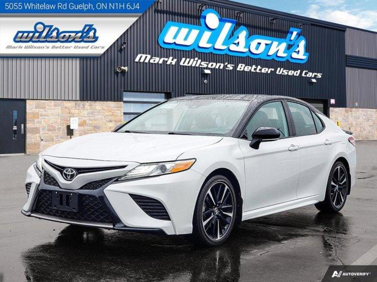 Used 2020 Toyota Camry XSE Red Leather! Sunroof, Heated Seats, Camera, Park Sensors, Power seat, Spoiler and More! for sale in Guelph, ON
