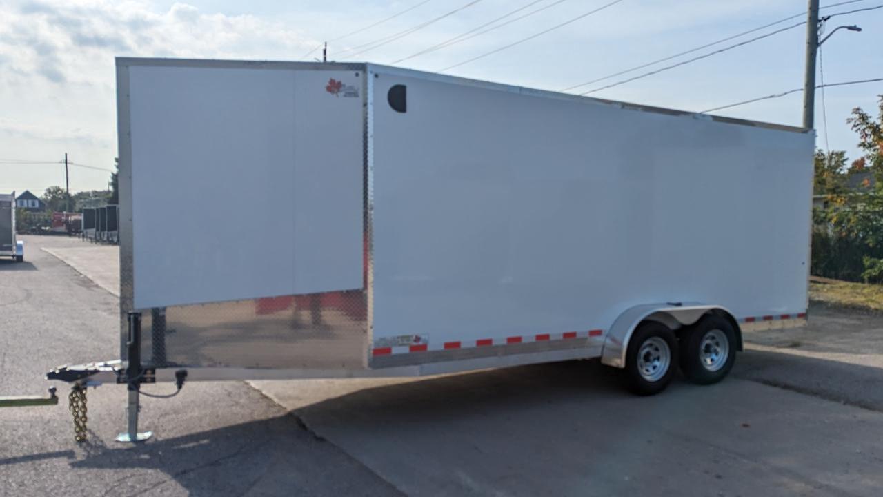 2024 Canadian Trailer Company 7x18 V-Nose Cargo Trailer Aluminum Tandem Axle