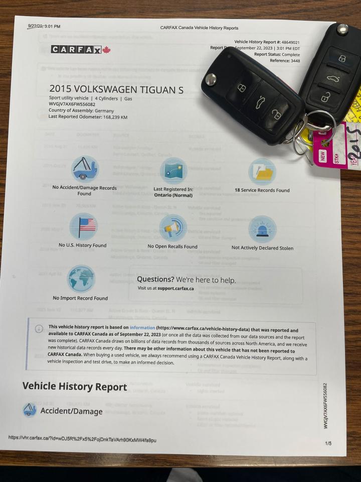 2015 Volkswagen Tiguan 4MOTION Auto NO ACCIDENT NEW F TIRES+ ALL BRAKES - Photo #25