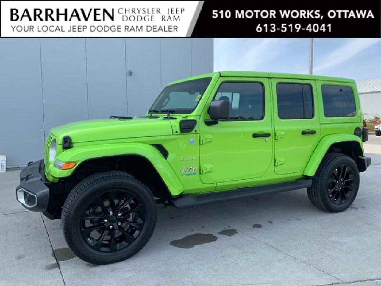 Used 2021 Jeep Wrangler Unlimited 4xe Sahara 4x4 | Hybrid ! for sale in Ottawa, ON