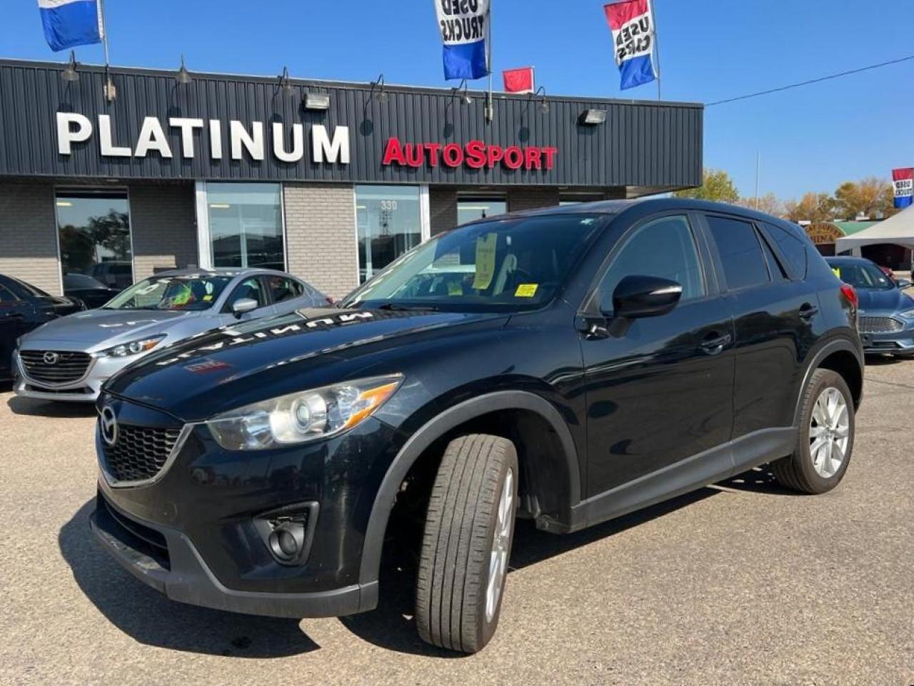 Used 2015 Mazda CX-5 GT leather, heated seats, sunroof, navigation, rain sensors, backup camera, power drivers seat for sale in Saskatoon, SK