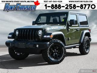 Used 2021 Jeep Wrangler WILLYS | TECH | NAV | SOUND | HRDTOP | CLD WTHR!!! for sale in Milton, ON