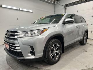 Used 2019 Toyota Highlander AWD | 8 PASS | LOW KMS! | REAR CAM | SAFETY SENSE for sale in Ottawa, ON