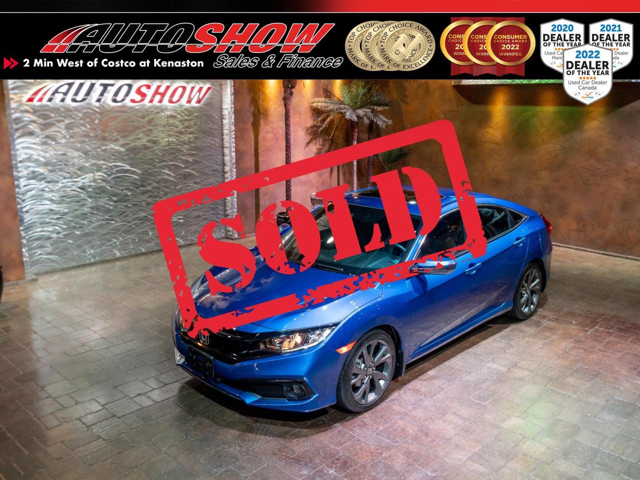 Used 2021 Honda Civic 5,000 k!!!!!   Sport - Sunroof, Rmt Start, Htd Seats, for sale in Winnipeg, MB