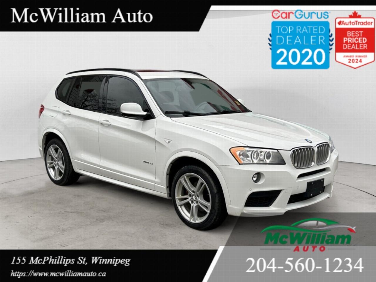 Used 2012 BMW X3 XDRIVE 35i |M SPORT PKG, WHEELS, EXHAUST, TRANSMISSION AND SPORT BUCKET SEATS| for sale in Winnipeg, MB