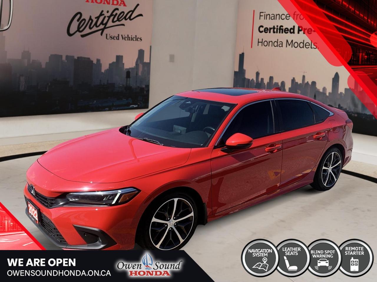 Used 2022 Honda Civic Touring for sale in Owen Sound, ON