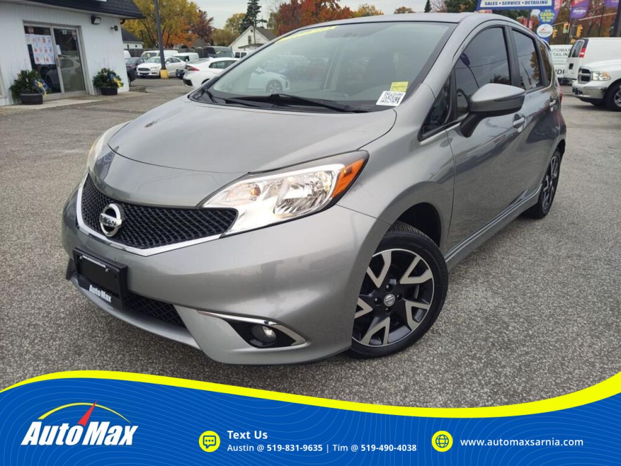 Used 2015 Nissan Versa Note 1.6 SR LOW KILOMETERS!!! for sale in Sarnia, ON