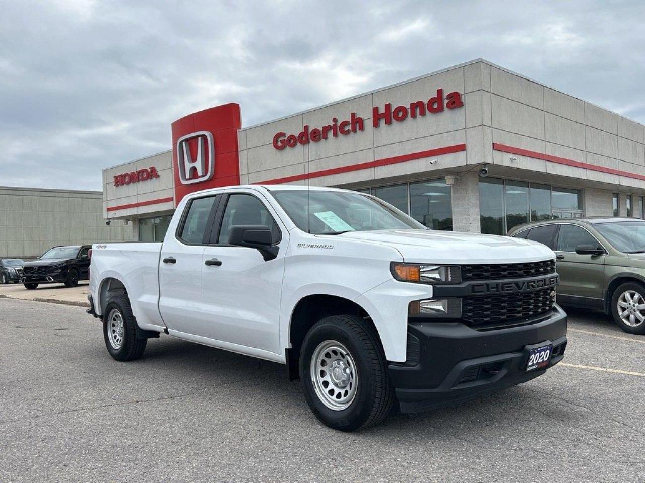 Used 2020 Chevrolet Silverado 1500 Double Cab 4x4 WT / Standard Box for sale in Goderich, ON