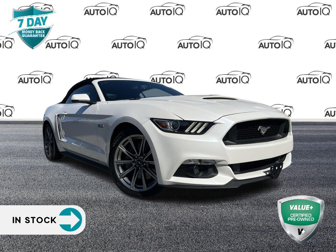 Used 2017 Ford Mustang GT Premium CONVERTIBLE | REVERSE SENSING SYSTEM | VOICE ACTIVATED NAV for sale in Barrie, ON