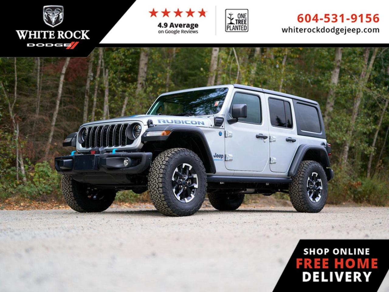 Used 2024 Jeep Wrangler 4xe Rubicon  -  Hybrid -  Fast Charging for sale in Surrey, BC