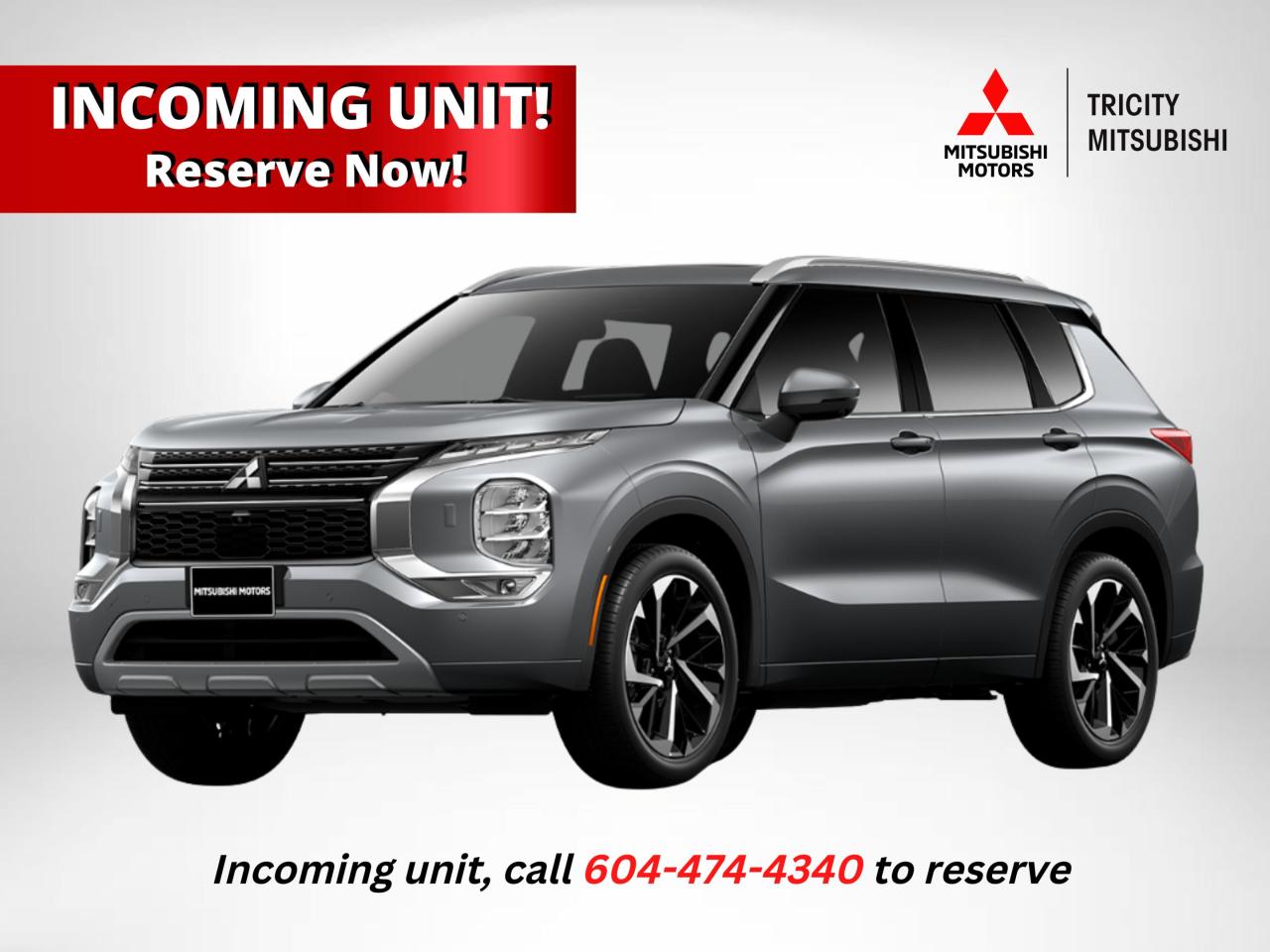 New 2024 Mitsubishi Outlander GT Premium - Navigation, Power Liftgate, Sunroof for sale in Coquitlam, BC
