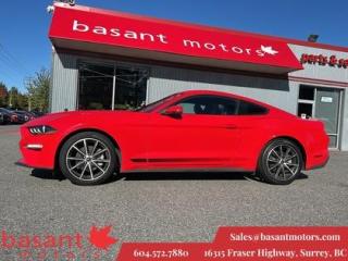 Used 2020 Ford Mustang EcoBoost Premium, Low KMs, Leather, Nav!! for sale in Surrey, BC