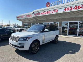 <div>2017 LAND ROVER RANGE ROVER SUPERCHARGED 4WD WITH 85590 KMS, WOOD TRIM, NAVIGATION, 360 BACKUP CAMERA, APPLE CARPLAY/ANDRIOD AUTO, PANORAMIC ROOF, HEATED STEERING WHEEL, PUSH BUTTON START, BLUETOOTH, USB/AUX, PADDLE SHIFTERS, LANE ASSIST, HEADS UP DISPLAY, BLIND SPOT DETECTION, HEATED SEATS, VENTILATED SEATS, MASSAGE SEATS, REAR HEATED/VENTILATED SEATS, LEATHER SEATS, CD/RADIO, AC, POWER WINDOWS LOCKS SEATS AND MORE!</div>