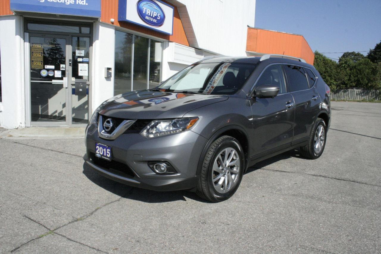 Used 2015 Nissan Rogue AWD 4dr SL/ NAV/ ROOF/ HEATED LEATHER/ CERTIFIED! for sale in Brantford, ON