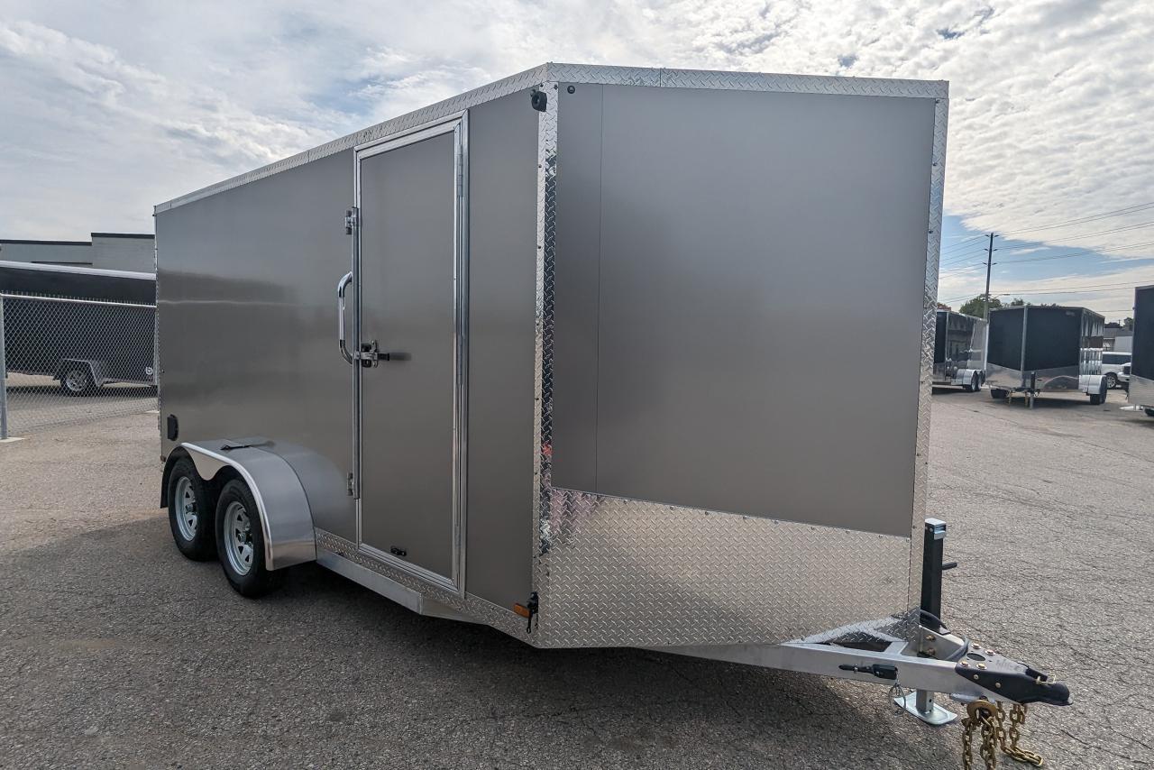 2024 Canadian Trailer Company 7x14 V Nose Cargo Trailer 