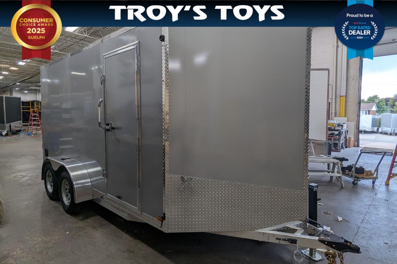 2024 Canadian Trailer Company 7x14 V Nose Cargo Trailer Aluminum Tandem Axle