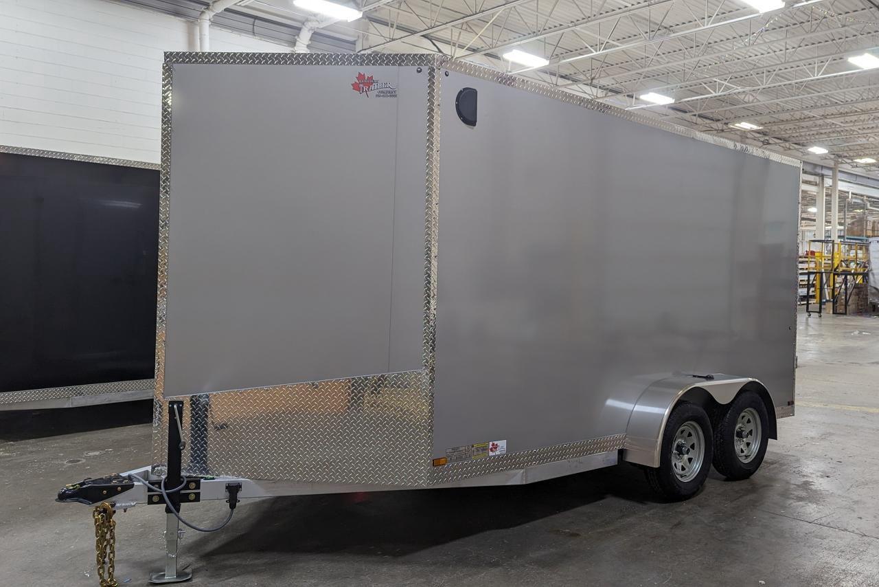 2024 Canadian Trailer Company 7x14 V Nose Cargo Trailer Aluminum Tandem Axle