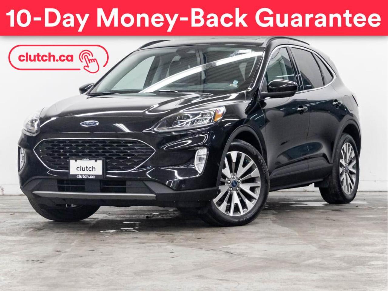 Used 2021 Ford Escape Titanium Hybrid  w/ Sync 3, Remote Start, Navigation for sale in Toronto, ON