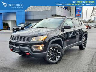 2019 Jeep Compass, Trailhawk, 4x4, 8.4 Touchscreen, Apple CarPlay Capable, Auto/Stick Automatic Transmission, Brake assist, Delay-off headlights, Electronic Stability Control, Front fog lights, Fully automatic headlights, Google Android Auto, GPS Antenna Input, ParkView Rear Back-Up Camera, Power steering, Remote Start System, Speed control

Eagle Ridge GM in Coquitlam is your Locally Owned & Operated Chevrolet, Buick, GMC Dealer, and a Certified Service and Parts Center equipped with an Auto Glass & Premium Detail. Established over 30 years ago, we are proud to be Serving Clients all over Tri Cities, Lower Mainland, Fraser Valley, and the rest of British Columbia. Find your next New or Used Vehicle at 2595 Barnet Hwy in Coquitlam. Price Subject to $595 Documentation Fee. Financing Available for all types of Credit.