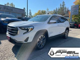 This 2019 Terrain SLT AWD has just been traded in with leather, heated seats, Navigation, backup camera, sunroof, remote start, clean history, call or text 519-662-1063 to book your test drive !