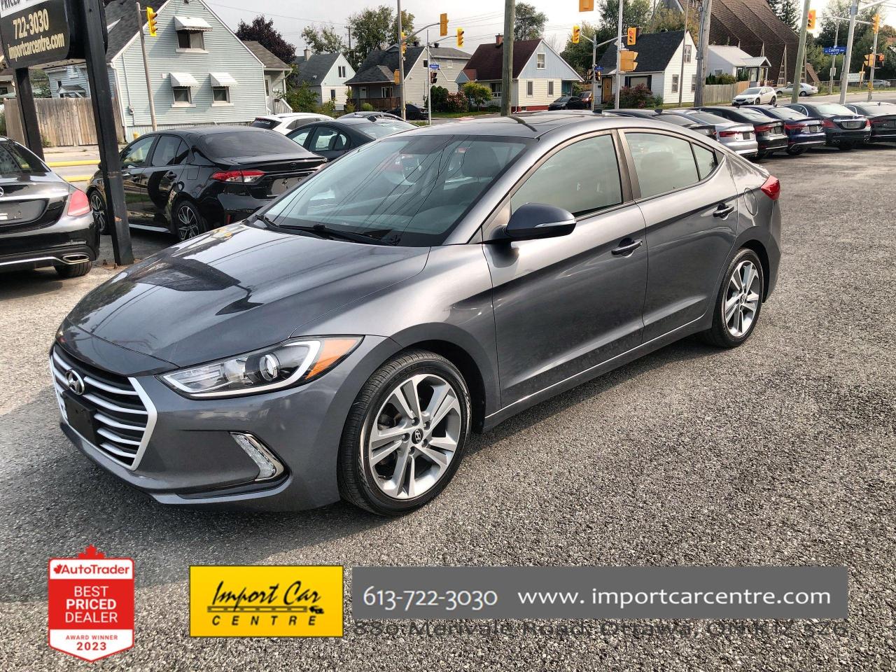 Used 2017 Hyundai Elantra GLS ALLOYS  ROOF  CLOTH  HTD SEATS  BACKUP CAM for sale in Ottawa, ON