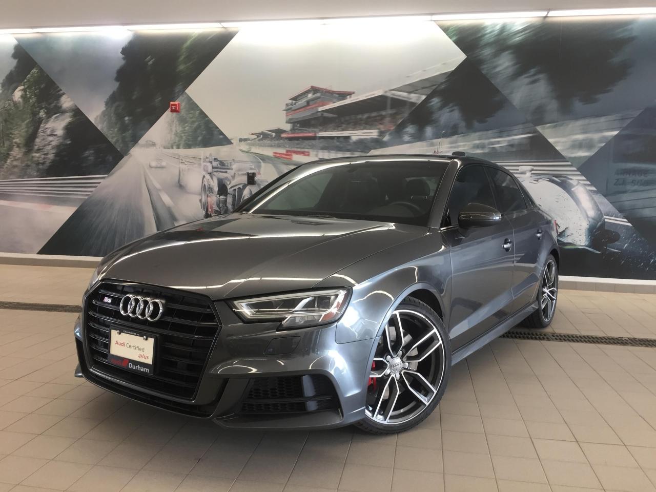 Used 2018 Audi S3 Sedan 2.0T Technik + Red Calipers | Carbon Fiber for sale in Whitby, ON