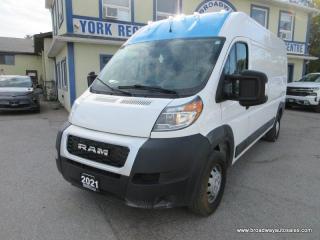 Used 2021 RAM 2500 ProMaster 3/4 TON CARGO-MOVING 2 PASSENGER 3.6L - V6.. SLIDING PASSENGER DOOR.. BACK-UP CAMERA.. AIR CONDITIONING.. BLUETOOTH.. TOW SUPPORT.. for sale in Bradford, ON