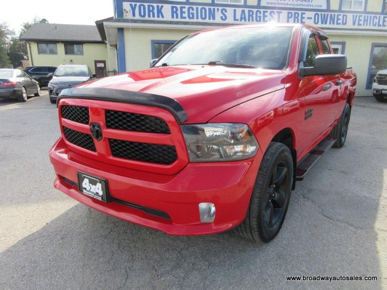 Used 2018 Dodge Ram 1500 FUEL EFFICIENT TRADESMEN-EDITION 6 PASSENGER 3.6L - V6.. 4X4.. QUAD-CAB.. 6.6-BOX.. BACK-UP CAMERA.. BLUETOOTH SYSTEM.. KEYLESS ENTRY.. for sale in Bradford, ON