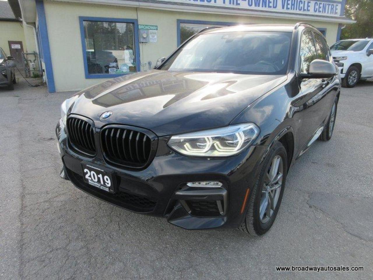 2019 BMW X3 ALL-WHEEL DRIVE M-40i-VERSION 5 PASSENGER 3.0L - V6.. NAVIGATION.. PANORAMIC SUNROOF.. LEATHER.. HEATED/AC SEATS.. BLUETOOTH.. BACK-UP CAMERA..