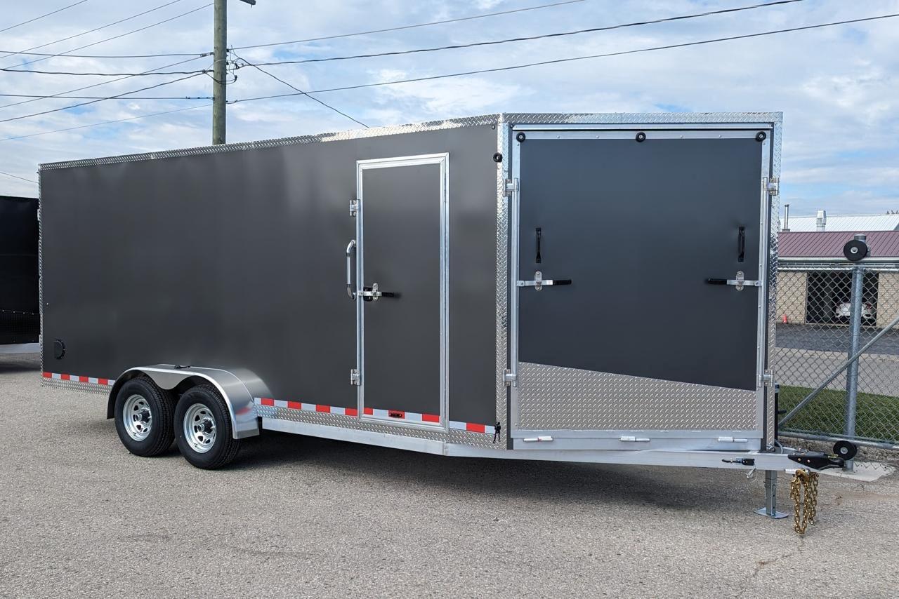 2024 Canadian Trailer Company 7x18 V-Nose Cargo Trailer Aluminum Tandem Axle