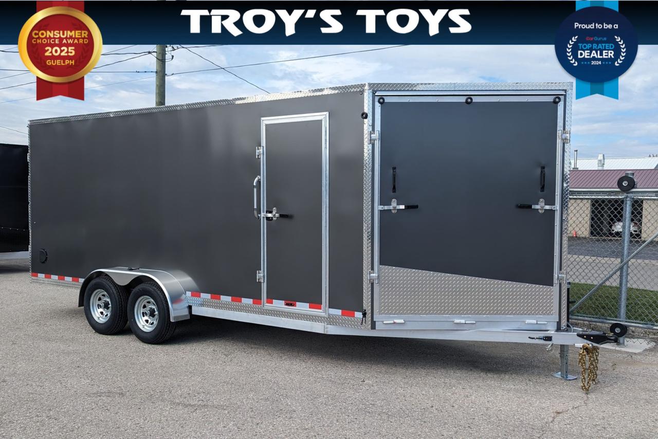 2024 Canadian Trailer Company 7x18 V-Nose Cargo Trailer Aluminum Tandem Axle