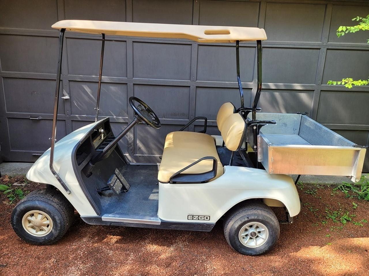<p>Trade-ins welcome!</p><p>With its 13HP Kawasaki gas engine, plastic body & roof with handles and rear utility box, this E-Z-GO is ready to GO!</p><p>E‑Z‑GO is one of the most trusted and innovative brands in the PTV and golf industry, with nearly 70 years serving customers around the world. With the goal of building a better golf cart that met the needs of the consumer, E‑Z‑GO has set the bar and become a leading global manufacturer of golf carts, utility vehicles, and personal transportation vehicles.&nbsp;</p>