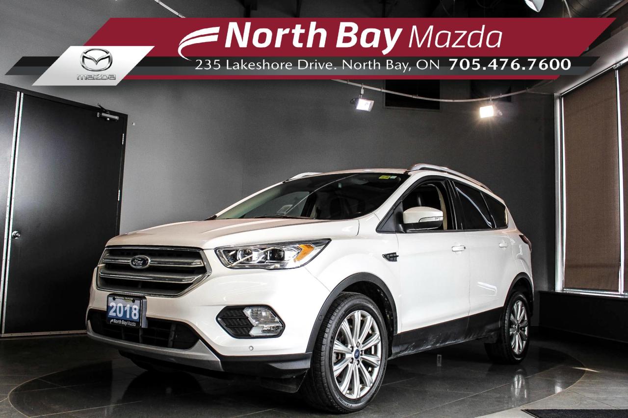 Used 2018 Ford Escape Titanium 4X4 - Panoramic Sunroof - Power Tailgate - Navigation for sale in North Bay, ON