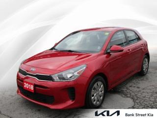 ** 2018 KIA RIO LX+ ** EQUIPPED WITH ALL POWER OPTIONS, ALLOWS, KEYLESS ENTRY, BLUETOOTH, CRUISE CONTROL, HEATED SEATS, HEATED STEERING WHEEL, AND MUCH MUCH MORE, COME SEE IT FOR YOURSELF!   PRICE TO SELL FAST AND WILL NOT LAST LONG AT THIS PRICE. FULLY CERTIFIED WITH A CARFAX HISTORY REPORT. COME CHECK IT OUT AT BANK STREET KIA. HOME OF BEST PRICED USED CARS.   Why buy your next PRE-OWNED vehicle At Bank street KIA Our vehicles are ALWAYS ready to show, in more ways than one. They are:Flawlessly Detailed & Reconditioned. Fully inspected based on our 152 Point Inspection process. Safetied to MTO standards. Each and every vehicle is then driven by our highly qualified Service Technicians to ensure satisfaction Our Sales representatives are trained specifically to help each and every pre-owned vehicle buyer with their own unique needs and desires Our Selection is second to none, we have Cars, Trucks, SUVs, Crossovers and anything to match your desire. We have vehicles for every budget too. Our finance options are extensive and we can help almost anybody get into a vehicle, good credit or bad.
