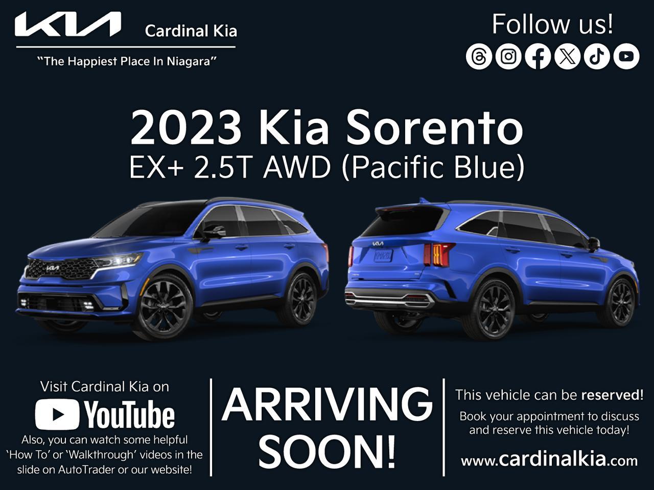 New 2023 Kia Sorento EX+ for sale in Niagara Falls, ON