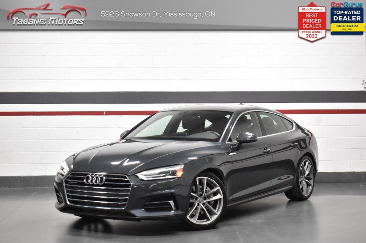 Used 2019 Audi A5 Sportback Progressiv   No Accident Red Leather Navigation Sunroof for sale in Mississauga, ON