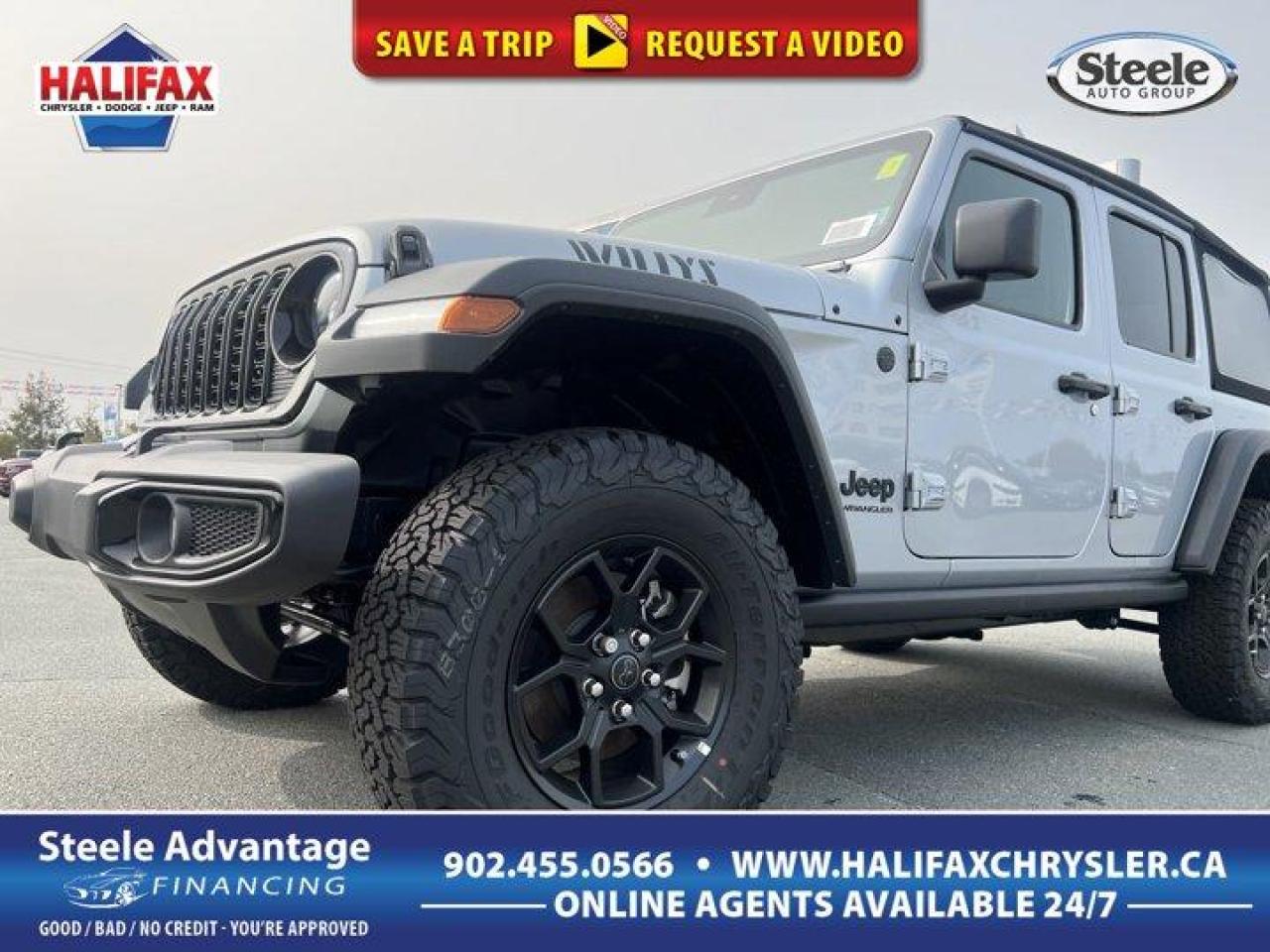 New 2024 Jeep Wrangler Willys for sale in Halifax, NS