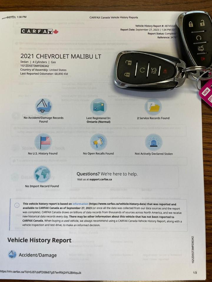 2021 Chevrolet Malibu 4dr Sdn LT NO ACCIDENT B-TOOTH CARPLAY CAMERA - Photo #22