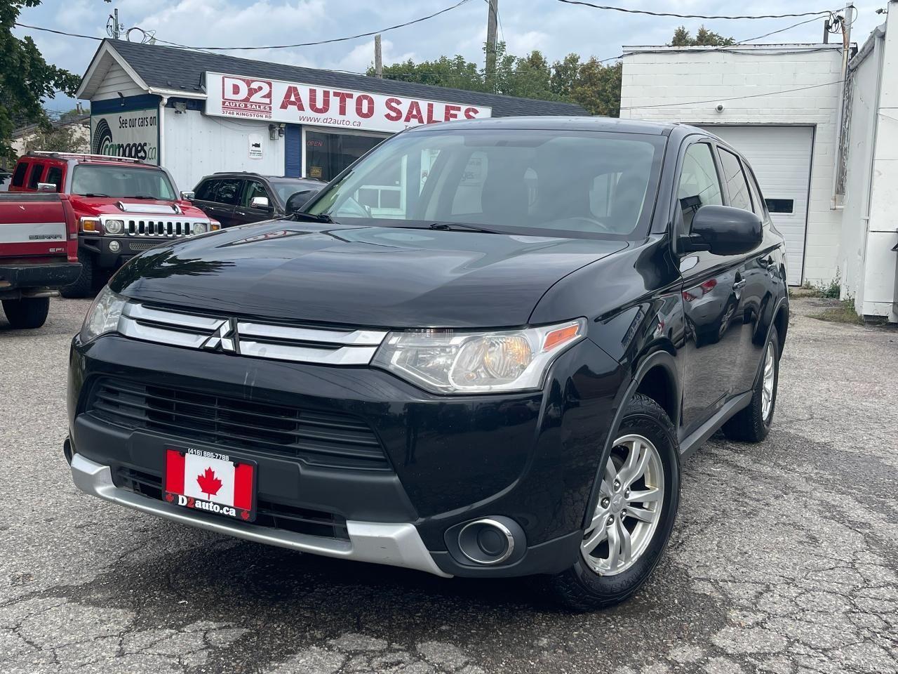 Used 2015 Mitsubishi Outlander AWD/BT/Backup camera/New tiers/Certified. for sale in Scarborough, ON