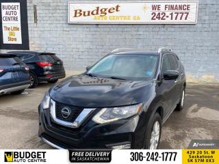 <b>Bluetooth,  Heated Seats,  Rear View Camera,  SiriusXM,  Aluminum Wheels!</b><br> <br>    Comfortable seats and great cargo capacity are just the beginning of what makes this Nissan Rogue a capable, versatile crossover. This  2018 Nissan Rogue is for sale today. <br> <br>Take on a bigger, bolder world. Get there in a compact crossover that brings a stylish look to consistent capability. Load up in a snap with an interior that adapts for adventure. Excellent safety ratings let you enjoy the drive with confidence while great fuel economy lets your adventure go further. Slide into gear and explore a life of possibilities in this Nissan Rogue. It gives you more than you expect and everything you deserve. This  SUV has 178,922 kms. Its  black in colour  . It has a cvt transmission and is powered by a  170HP 2.5L 4 Cylinder Engine.  <br> <br> Our Rogues trim level is AWD SV. The SV trim brings a nice blend of features and value to this Rogue. It comes with Bluetooth hands-free phone system, SiriusXM, a USB port, six-speaker audio, a rearview camera, a folding, sliding, reclining second-row bench seat, heated front seats, air conditioning, power windows, power doors, aluminum wheels, fog lights, automatic headlights, and more. This vehicle has been upgraded with the following features: Bluetooth,  Heated Seats,  Rear View Camera,  Siriusxm,  Aluminum Wheels,  Fog Lights. <br> <br>To apply right now for financing use this link : <a href=https://www.budgetautocentre.com/used-cars-saskatoon-financing/ target=_blank>https://www.budgetautocentre.com/used-cars-saskatoon-financing/</a><br><br> <br/><br><br> Budget Auto Centre has been a trusted name in the Automotive industry for over 40 years. We have built our reputation on trust and quality service. With long standing relationships with our customers, you can trust us for advice and assistance on all your automotive needs. </br>

<br> With our Credit Repair program, and over 250+ well-priced used vehicles in stock, youll drive home happy. We are driven to ensure the best in customer satisfaction and look forward working with you. </br> o~o