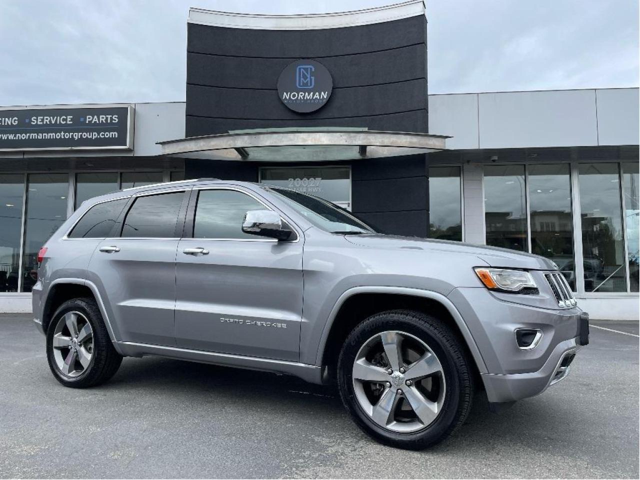 Used 2015 Jeep Grand Cherokee Overland 4WD ECO DIESEL NAVI SUNROOF AIR SUSP for sale in Langley, BC