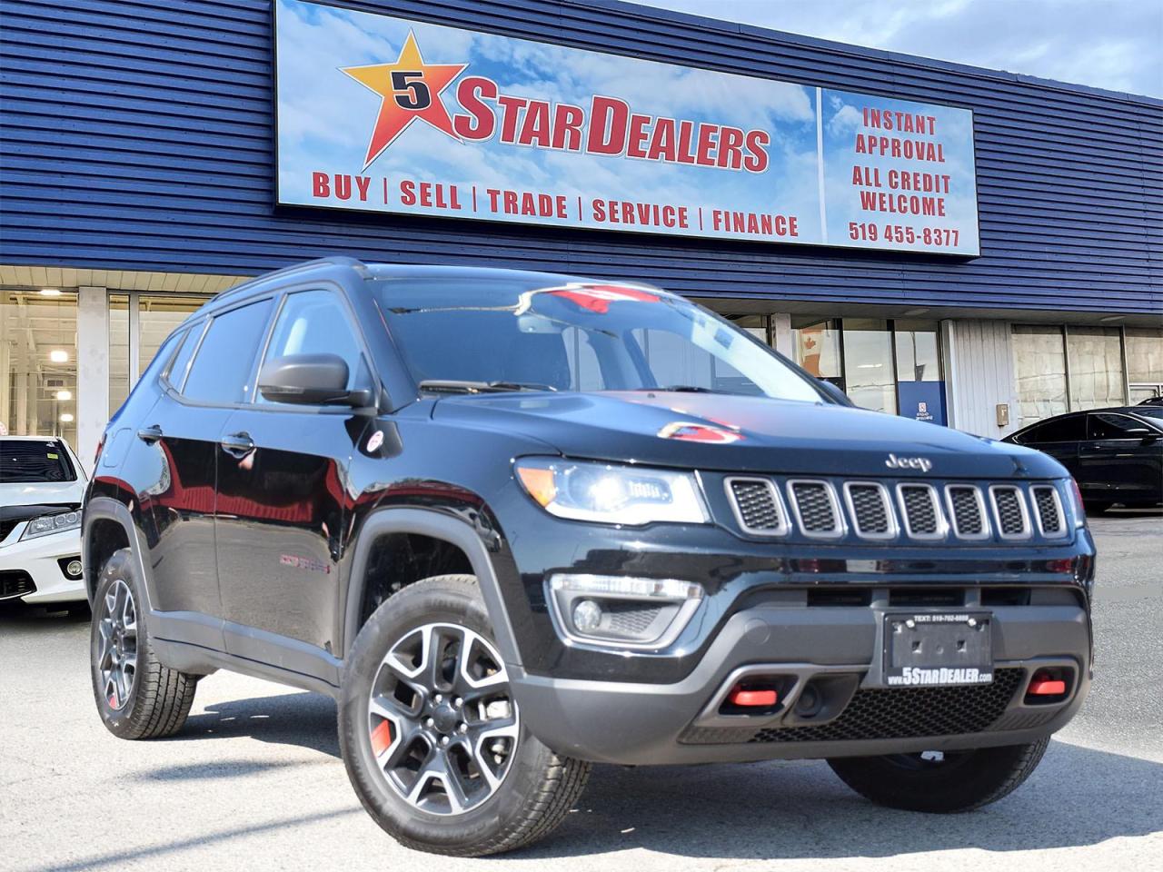 Used 2021 Jeep Compass LEATHER SUNROOF H-SEATS! WE FINANCE ALL CREDIT! for sale in London, ON
