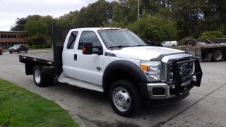 Used 2011 Ford F-550 SuperCab 10 Foot Flat Deck 4WD Diesel for sale in Burnaby, BC