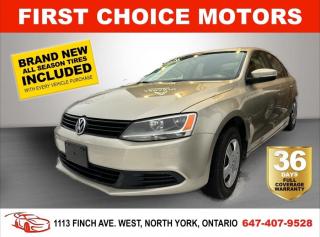 Welcome to First Choice Motors, the largest car dealership in Toronto of pre-owned cars, SUVs, and vans priced between $5000-$15,000. With an impressive inventory of over 300 vehicles in stock, we are dedicated to providing our customers with a vast selection of affordable and reliable options. <br><br>Were thrilled to offer a used 2014 Volkswagen Jetta TRENDLINE, tan color with 185,000km (STK#6590) This vehicle was $8990 NOW ON SALE FOR $6990. It is equipped with the following features:<br>- Manual Transmission<br>- Heated seats<br>- Power windows<br>- Power locks<br>- Power mirrors<br>- Air Conditioning<br><br>At First Choice Motors, we believe in providing quality vehicles that our customers can depend on. All our vehicles come with a 36-day FULL COVERAGE warranty. We also offer additional warranty options up to 5 years for our customers who want extra peace of mind.<br><br>Furthermore, all our vehicles are sold fully certified with brand new brakes rotors and pads, a fresh oil change, and brand new set of all-season tires installed & balanced. You can be confident that this car is in excellent condition and ready to hit the road.<br><br>At First Choice Motors, we believe that everyone deserves a chance to own a reliable and affordable vehicle. Thats why we offer financing options with low interest rates starting at 7.9% O.A.C. Were proud to approve all customers, including those with bad credit, no credit, students, and even 9 socials. Our finance team is dedicated to finding the best financing option for you and making the car buying process as smooth and stress-free as possible.<br><br>Our dealership is open 7 days a week to provide you with the best customer service possible. We carry the largest selection of used vehicles for sale under $9990 in all of Ontario. We stock over 300 cars, mostly Hyundai, Chevrolet, Mazda, Honda, Volkswagen, Toyota, Ford, Dodge, Kia, Mitsubishi, Acura, Lexus, and more. With our ongoing sale, you can find your dream car at a price you can afford. Come visit us today and experience why we are the best choice for your next used car purchase!<br><br>All prices exclude a $10 OMVIC fee, license plates & registration  and ONTARIO HST (13%)