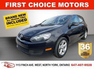 Used 2013 Volkswagen Golf ~MANUAL, FULLY CERTIFIED WITH WARRANTY!!!~ for sale in North York, ON